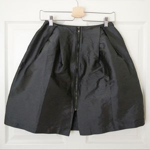 Topshop | Gunmetal Grey Full Skirt